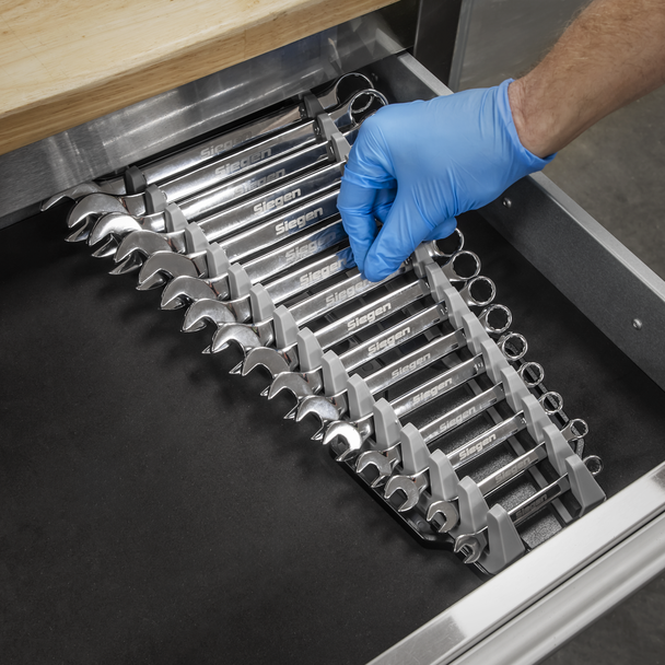 Sealey WR11 ⏐ Premier Reversible Spanner Rack 16pc