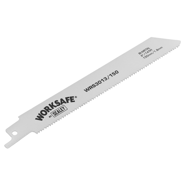 Sealey WRS3013/150 ⏐ Worksafe Reciprocating Saw Blade 150mm 14tpi - Pack of 5