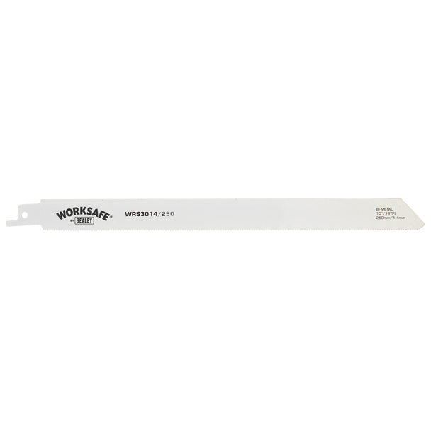 Sealey WRS3014/250 ⏐ Worksafe Reciprocating Saw Blade for Metal 250mm 18tpi - Pack of 5