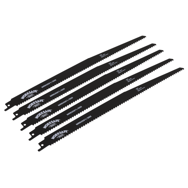 Sealey WRS3021/300 ⏐ Reciprocating Saw Blade 300mm 6tpi - Pack of 5
