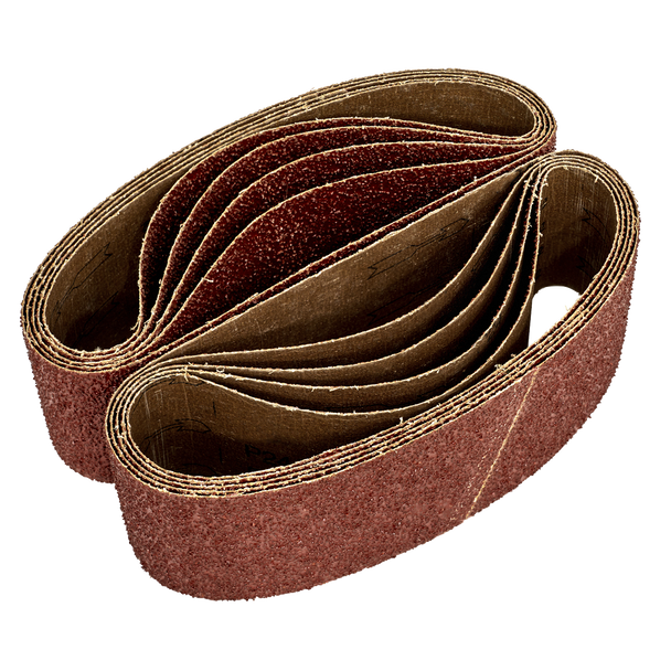 Sealey WSB53245 ⏐ Worksafe? 75 x 533mm Sanding Belt 24Grit - Pack of 5