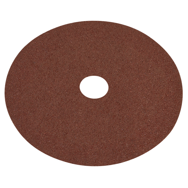 Sealey WSD440 ⏐ Worksafe? 100mm Fibre Backed Sanding Disc 40Grit - Pack of 25