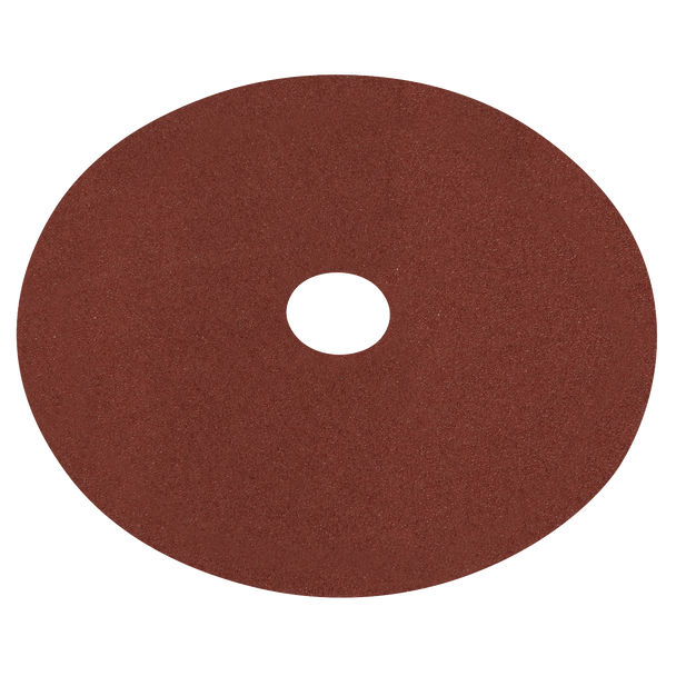 Sealey WSD4560 ⏐ Worksafe 115mm Fibre Backed Sanding Disc 60Grit - Pack of 25