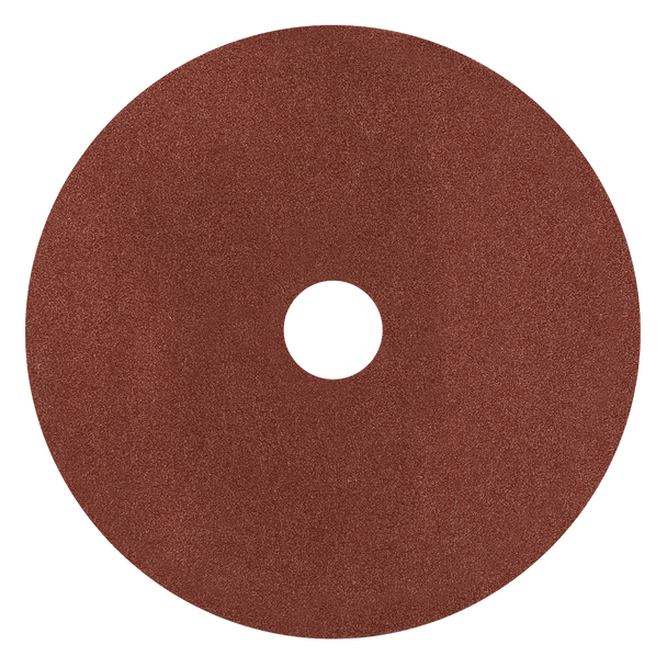 Sealey WSD460 ⏐ Worksafe 100mm Fibre Backed Sanding Disc 60Grit - Pack of 25