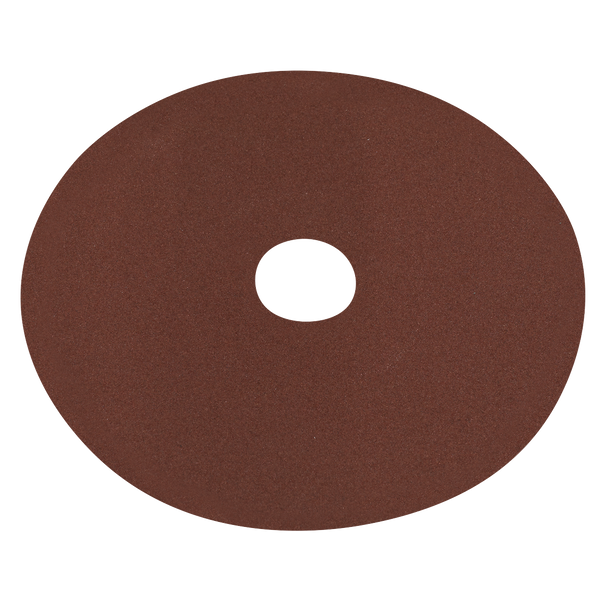 Sealey WSD5120 ⏐ Worksafe 125mm Fibre Backed Sanding Disc 120Grit - Pack of 25