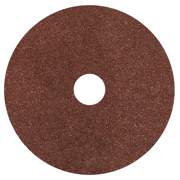 Sealey WSD524 ⏐ Worksafe 125mm Fibre Backed Sanding Disc 24Grit - Pack of 25