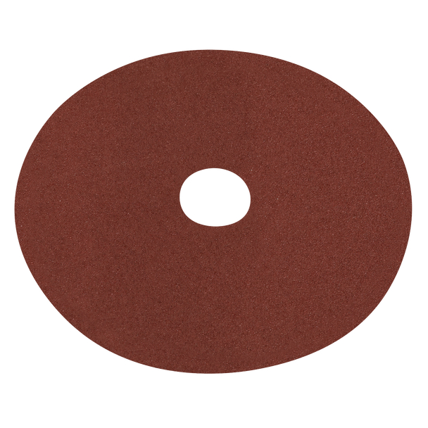 Sealey WSD560 ⏐ Worksafe? 125mm Fibre Backed Sanding Disc 60Grit - Pack of 25