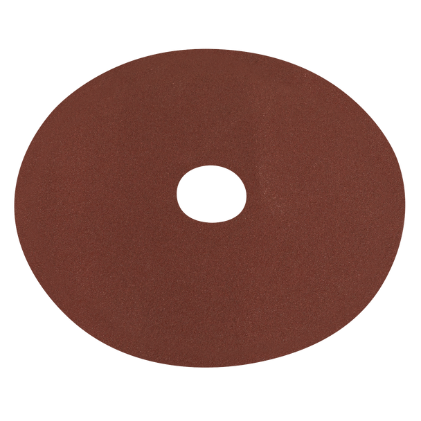 Sealey WSD580 ⏐ Worksafe? 125mm Fibre Backed Sanding Disc 80Grit - Pack of 25