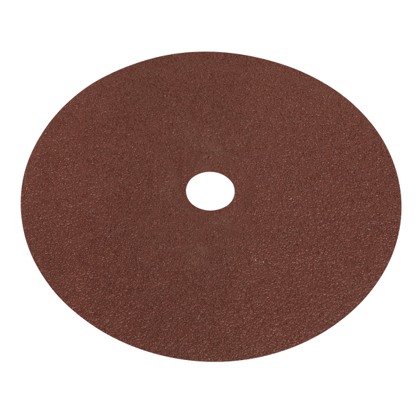 Sealey WSD740 ⏐ Worksafe? 175mm Fibre Backed Sanding Disc 40Grit - Pack of 25