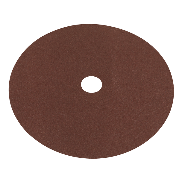 Sealey WSD780 ⏐ Worksafe 175mm Fibre Backed Sanding Disc 80Grit - Pack of 25