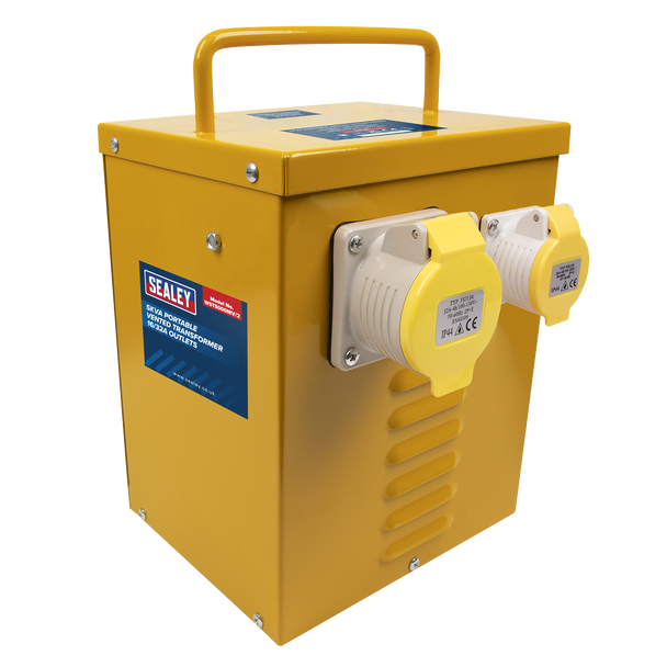 Sealey WST5000MV/2 ⏐ Portable Vented Transformer 5kVA 16/32A Outlets