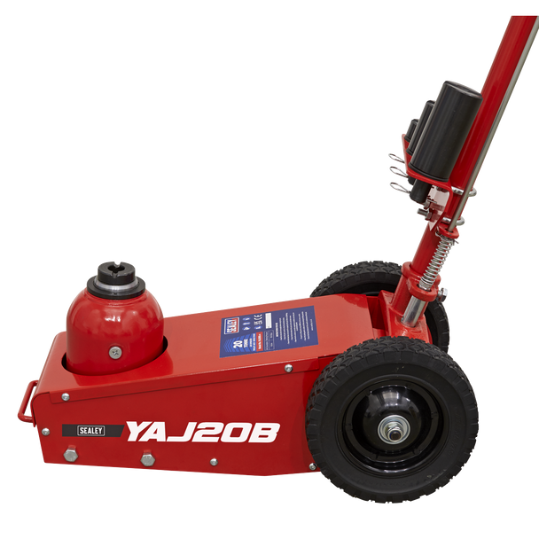 Sealey YAJ20B⏐ Air Operated Single Stage Trolley Jack 20 Tonne