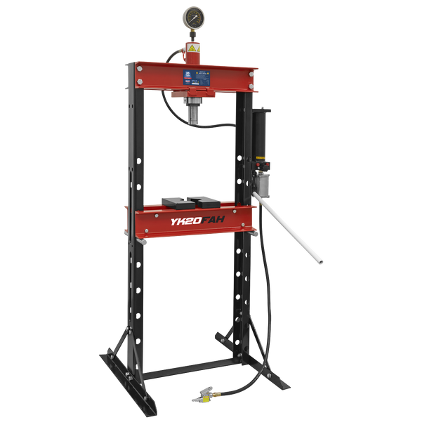Sealey YK20FAH ⏐ Air/Hydraulic Floor Type Press 20 Tonne