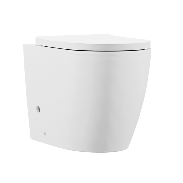 Sealey DH334 | Back-to-Wall Toilet with Soft Close Seat & Rimless Flush ? White