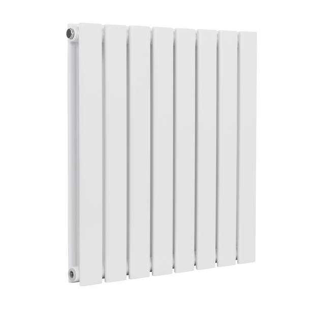 Sealey DH349 | Baridi Horizontal Radiator Contemporary Double Flat Panel Design 600 x 560mm ? White