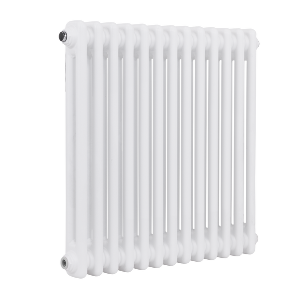 Sealey DH367 | Baridi Horizontal Traditional 2 Column Radiator 600 x 607mm ? White