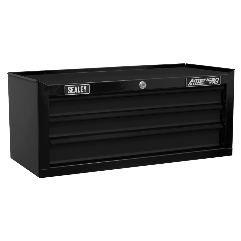 Sealey AP22309BK | American PRO® Mid Box Tool Chest 3 Drawer – Black