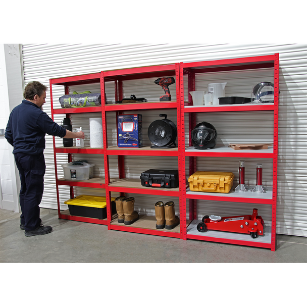 Sealey AP6500 | Racking Unit with 5 Shelves 500kg Capacity Per Level