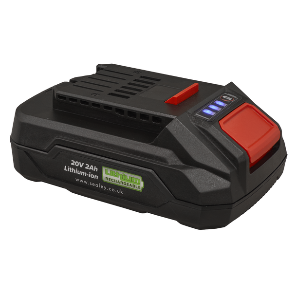 Sealey CP20VBP2 │ SV20 Series Power Tool Battery 20V 2Ah