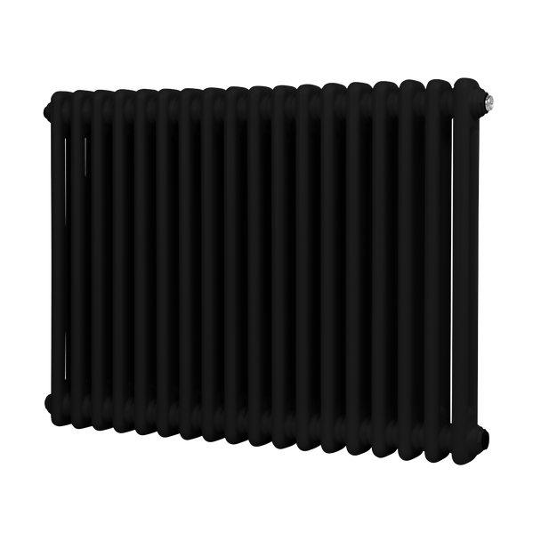 Sealey DH363 | Baridi Horizontal Traditional 2 Column Radiator 600 x 832mm ? Black