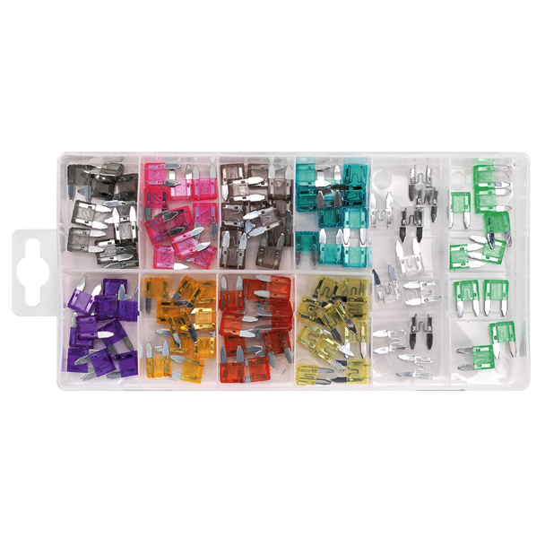 Sealey BCF100 | Automotive MINI Blade Fuse Assortment 100pc