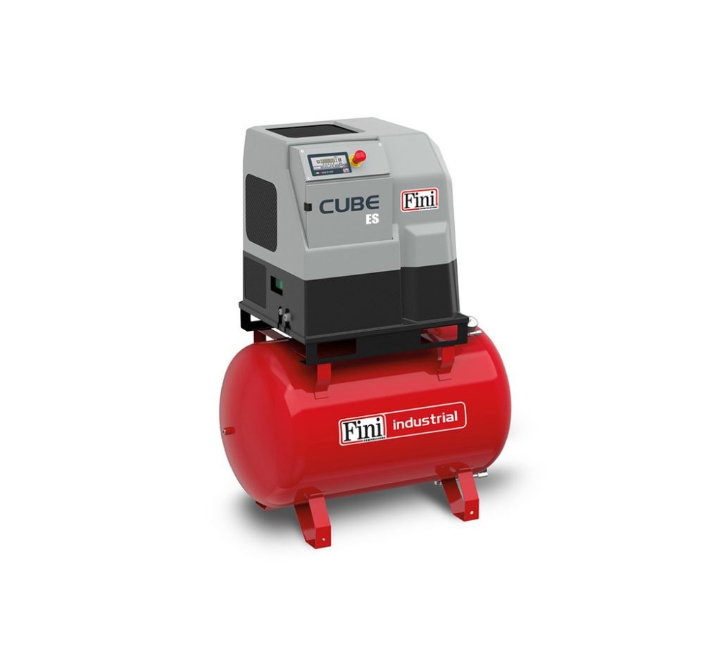 Fini Cube 410-270 ES | 16.2 CFM 10 Bar 270 Litre Receiver Mounted Air Compressor with Dryer