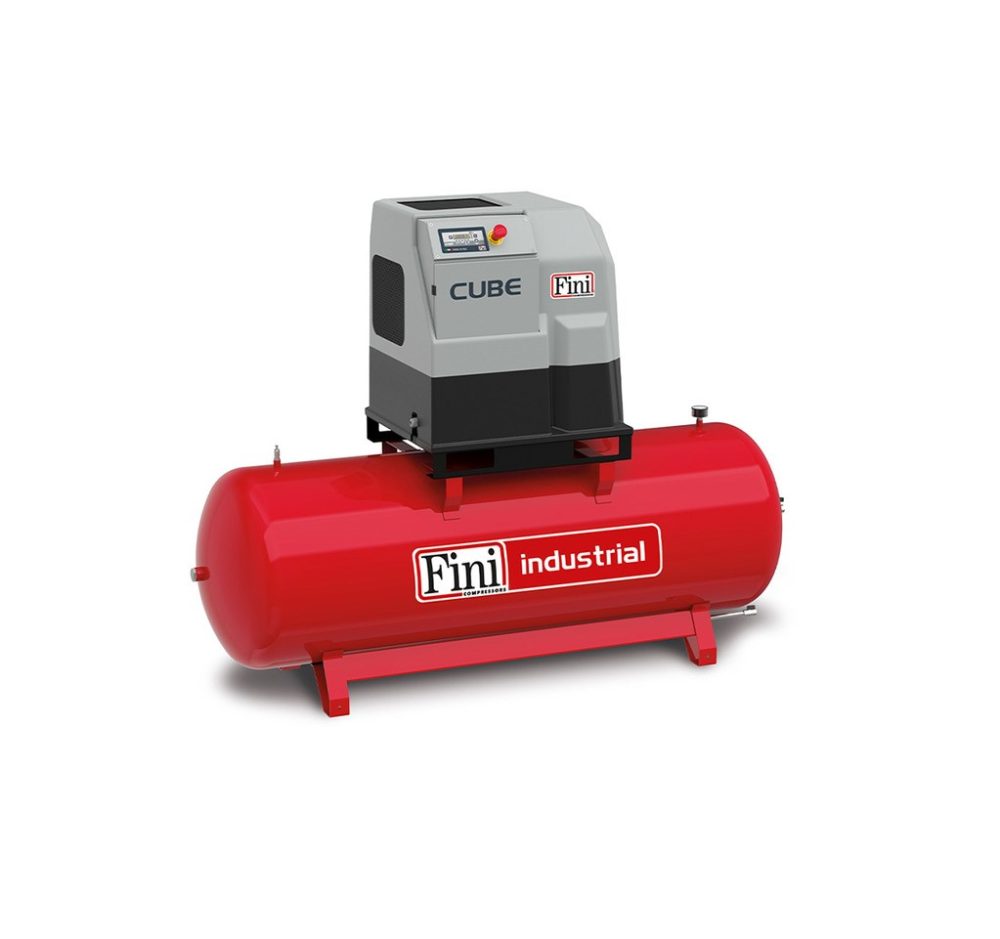 Fini Cube 7.510-500 | 37.1 CFM 10 Bar 500 Litre Receiver Mounted Air Compressor