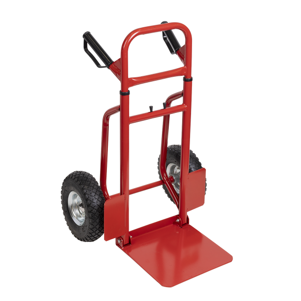 Sealey CST801 │ Folding Sack Truck with Pneumatic Tyres 200kg Capacity