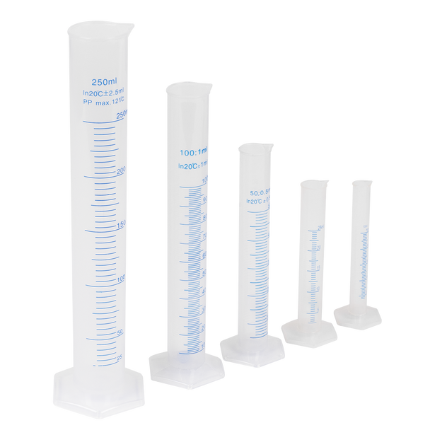 Sealey JMC05 | Graduated Measuring Cylinder Set 5pc
