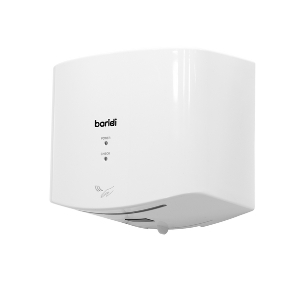 Sealey DH378 | Baridi High Speed Hand Dryer with Auto Sensor 1400-1650W - White