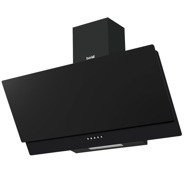 Sealey DH106 │ Baridi Angled Chimney Cooker Hood with Carbon Filters & LED Lamp 90cm, Energy Class A - Black