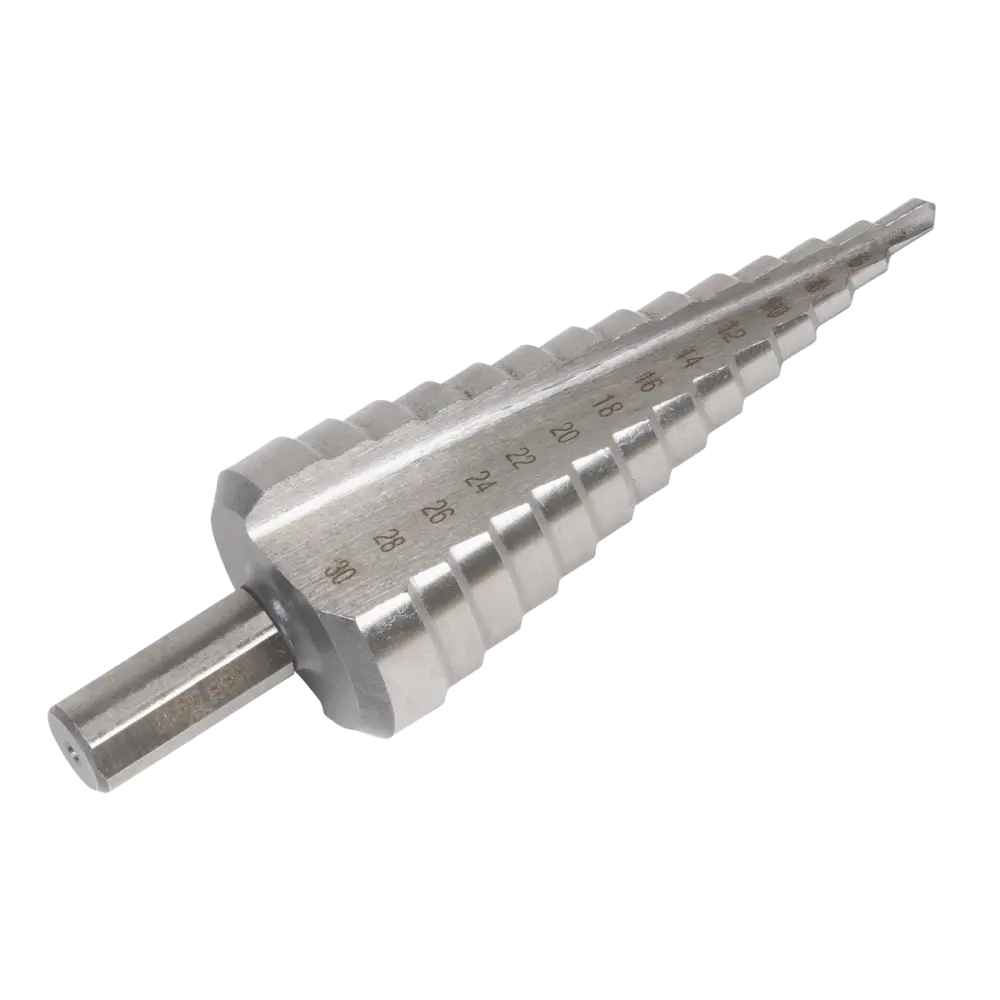 Sealey AK4745 | Straight Flute HSS 4341 Step Drill Bit 4 30mm