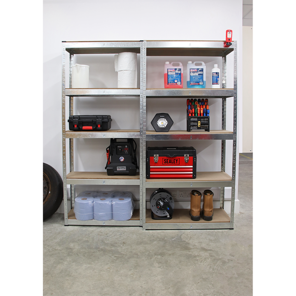 Sealey AP6350GS | Racking Unit with 5 Shelves 350kg Capacity Per Level