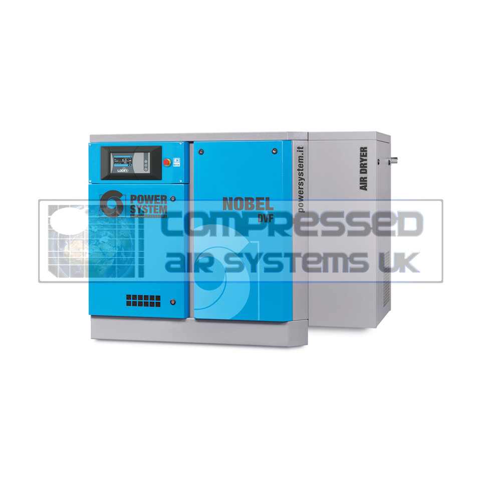 NOBEL Variable Speed Series (Range from 5.5kW - 90kW) - From 25 CFM to 562 CFM Available ​- Floor Mounted with Dryer