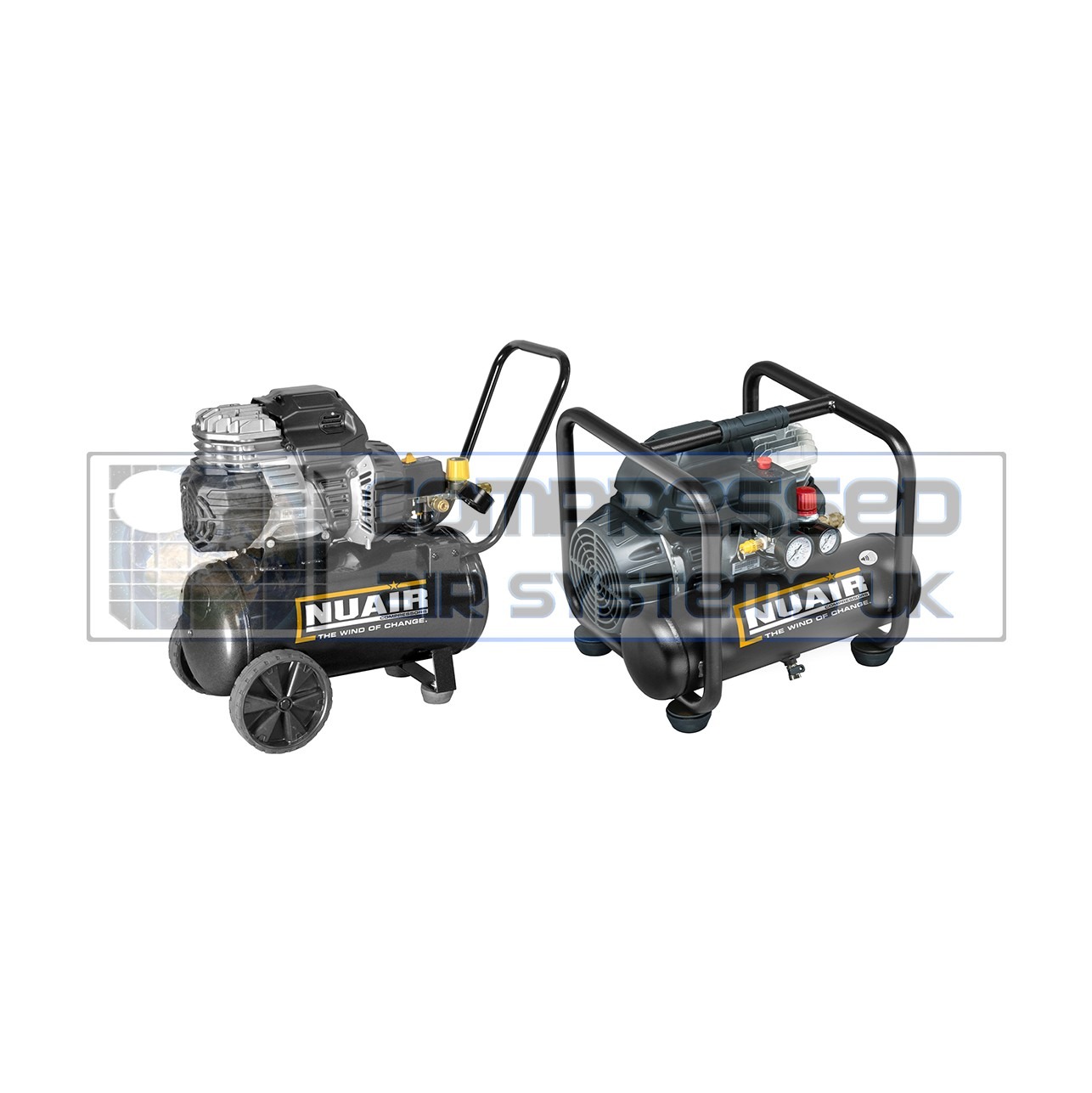 Oil-free portable direct-driven air compressors